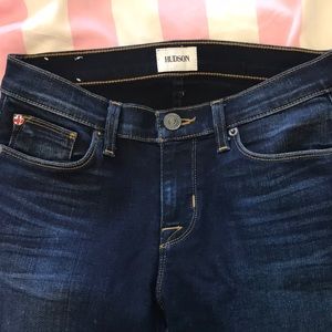 Hudson dark wash mid rise Colette skinny jean